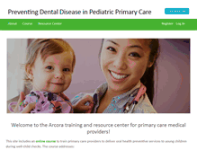 Tablet Screenshot of kidsoralhealth.org